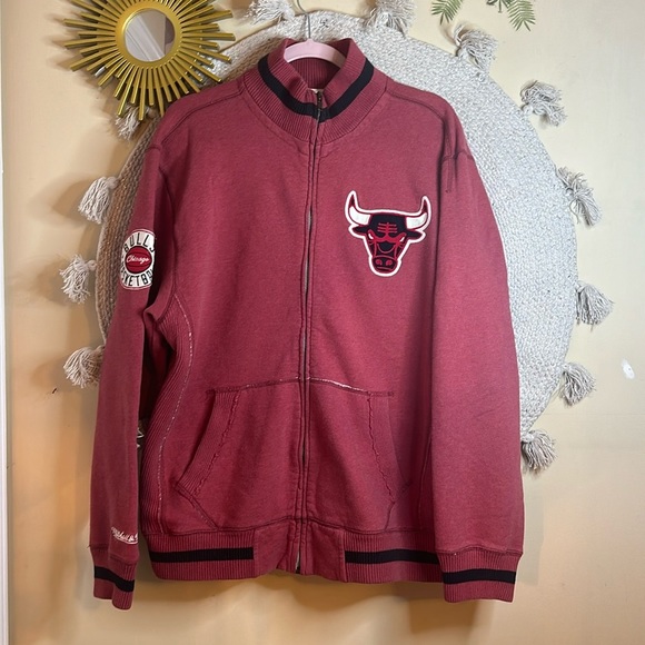 Mitchell & Ness Other - Men’s hardwood classics Chicago Bulls zip up X-Large